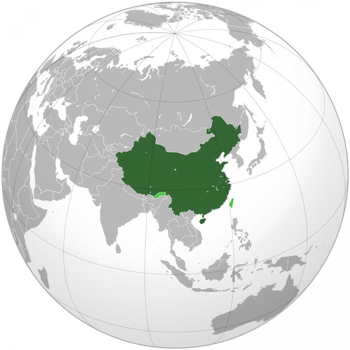 ચાઇના વિશ્વના નકશા
