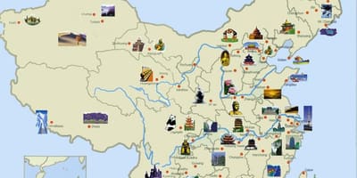 પ્રવાસી નકશો ચાઇના