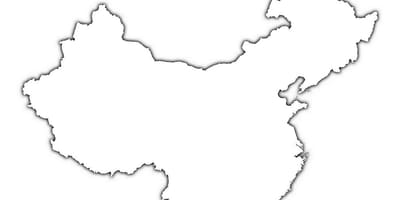 રૂપરેખા નકશો ચાઇના