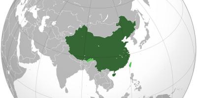 ચાઇના વિશ્વના નકશા