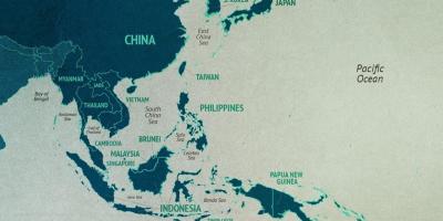 ચાઇના દક્ષિણ ચાઇના સમુદ્ર નકશો