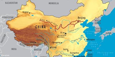 એક નકશો ચાઇના